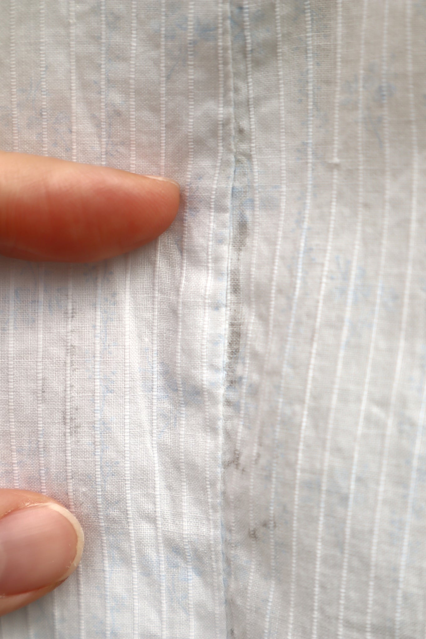 Romantic Blue Floral Skirt – Handcrafted