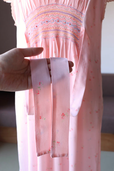 1940s Hand Smocking Dress