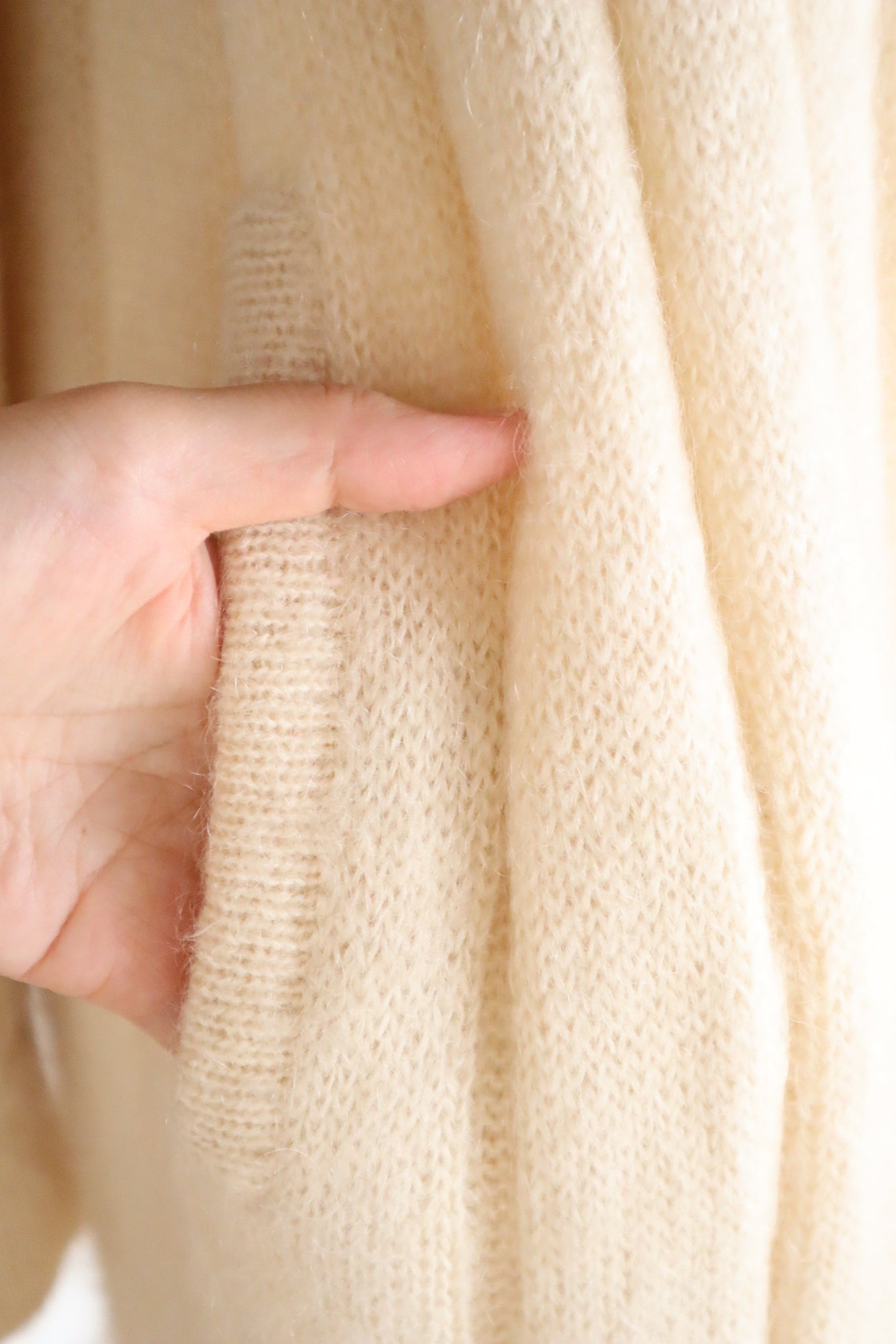 80s Mohair Knit Coat