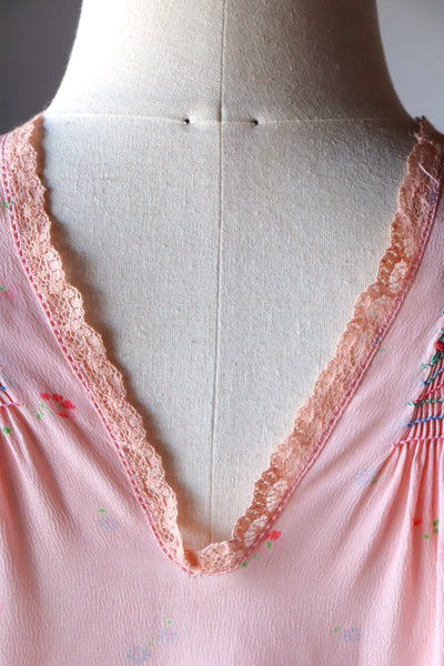 1940s Hand Smocking Dress