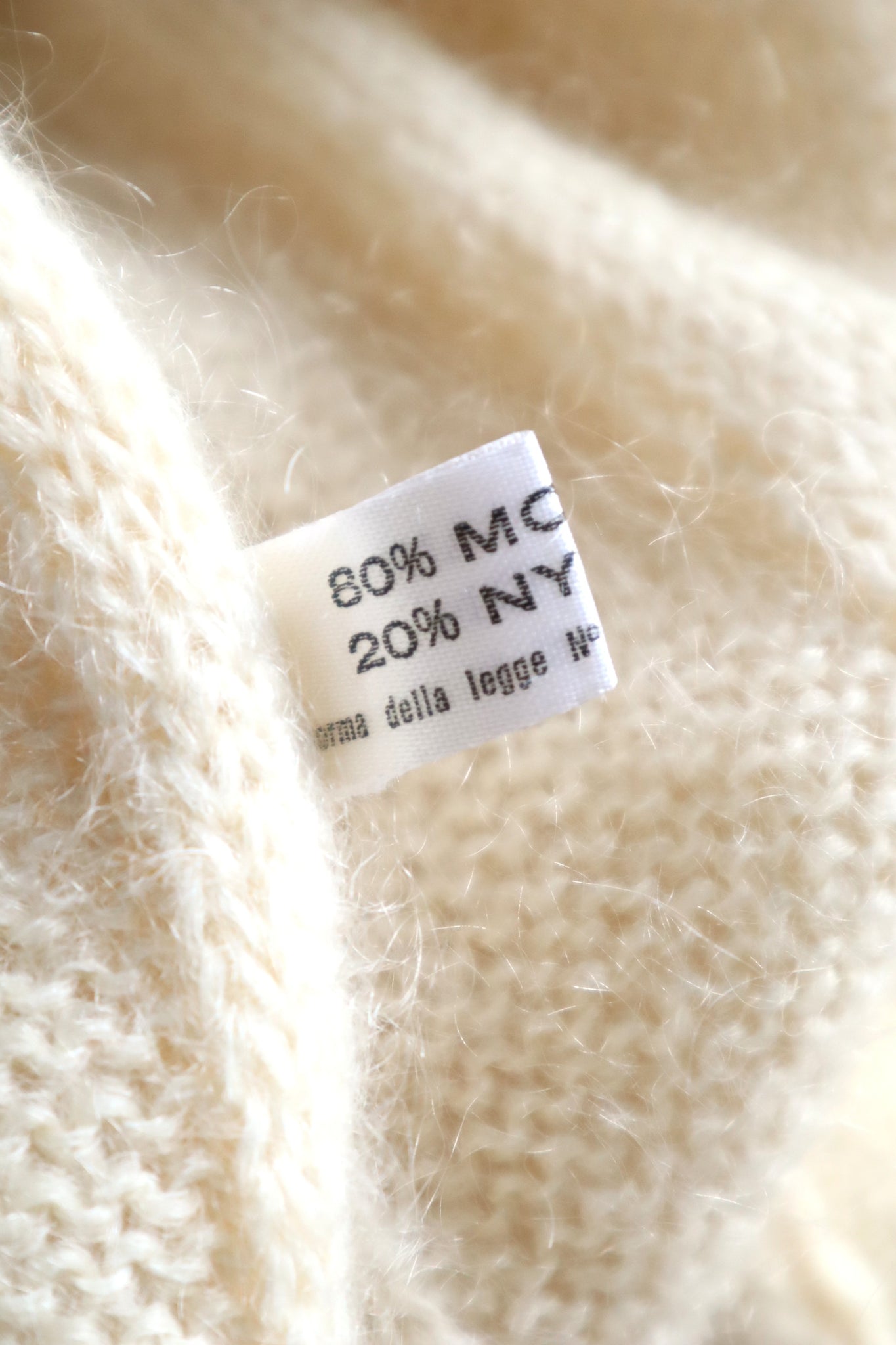 80s Mohair Knit Coat