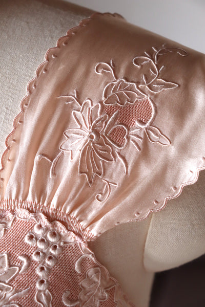 1930s Boudoir Silk Dress