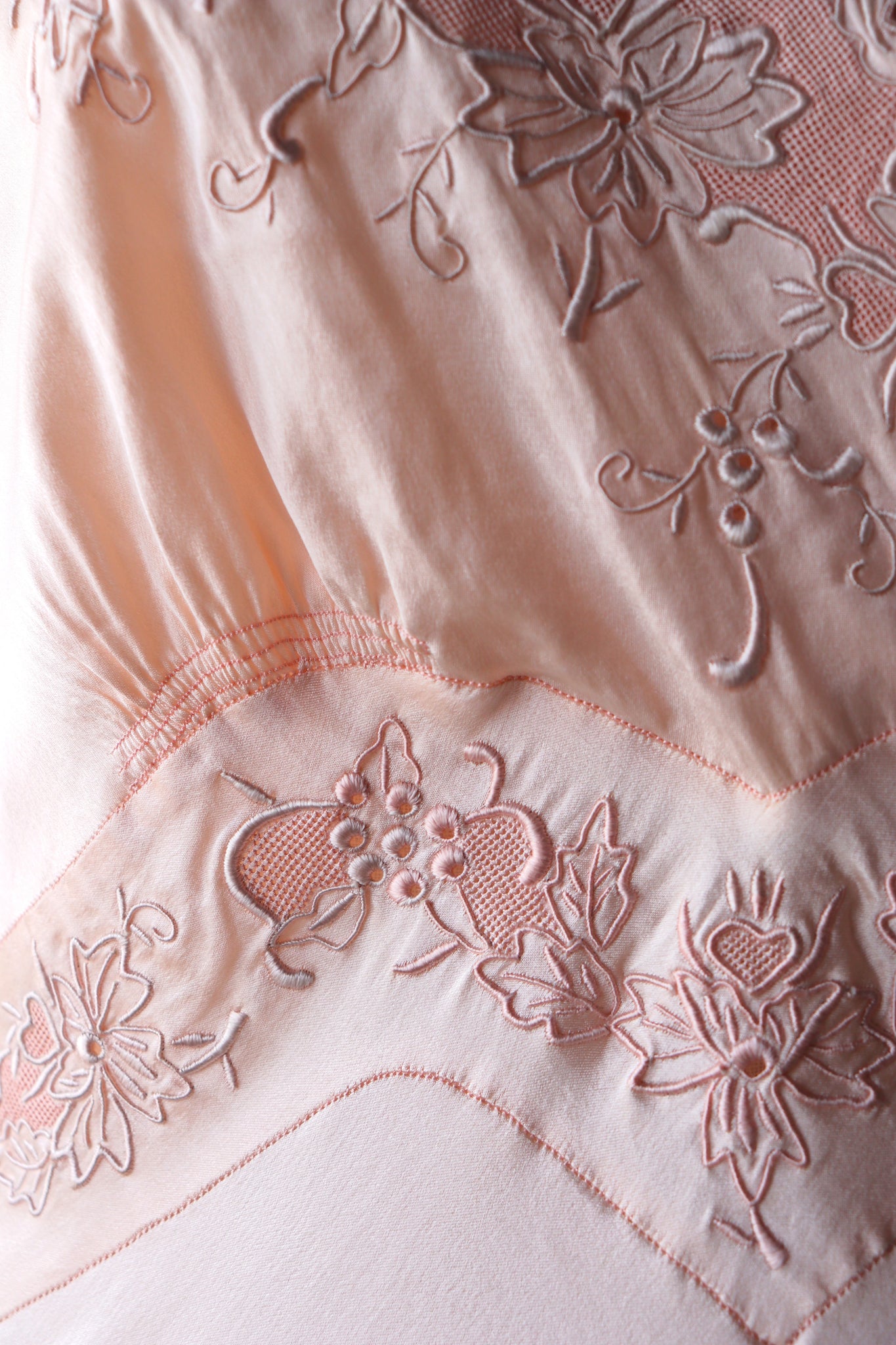 1930s Boudoir Silk Dress