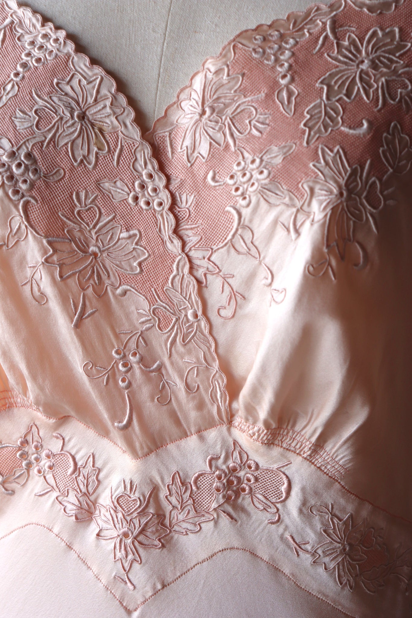 1930s Boudoir Silk Dress