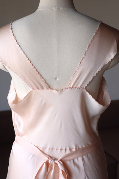 1930s Boudoir Silk Dress