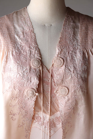 1930s Boudoir Silk Jacket