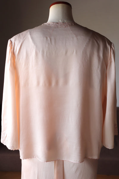 1930s Boudoir Silk Jacket