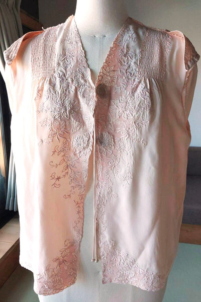 1930s Boudoir Silk Jacket