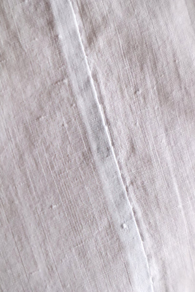 1850s French Hand-Sewn White Cotton Skirt