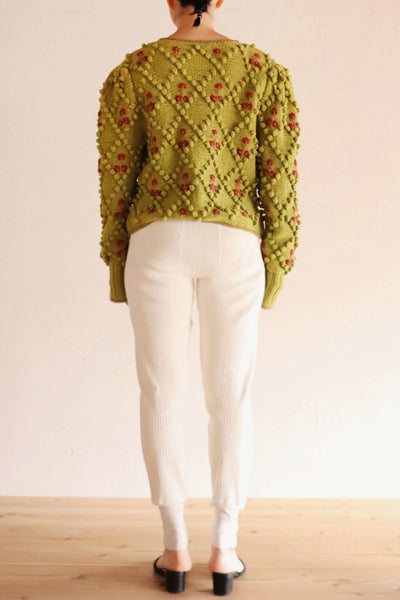 70s Green Austrian Cardigan