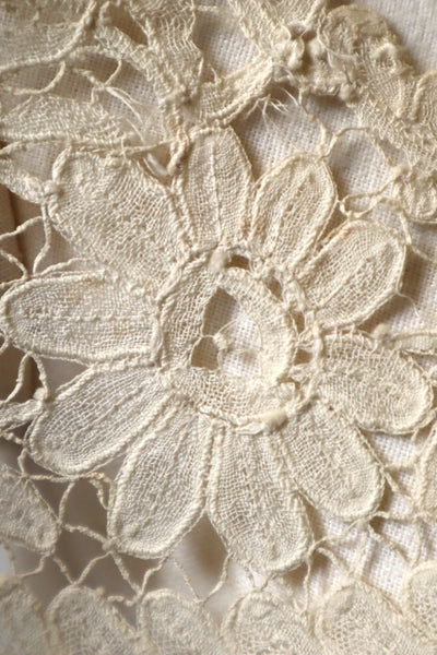 19th Brussels Duchesse Bobbin Lace Collar