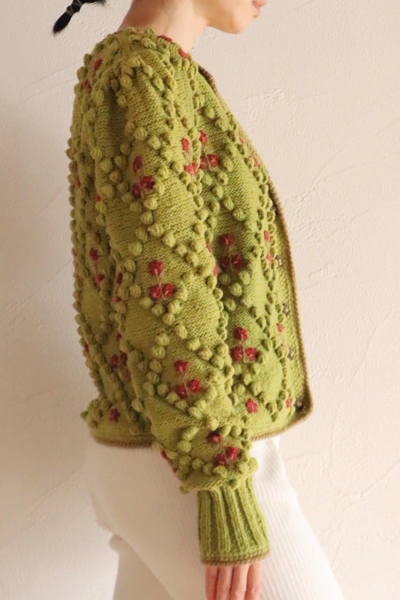 70s Green Austrian Cardigan