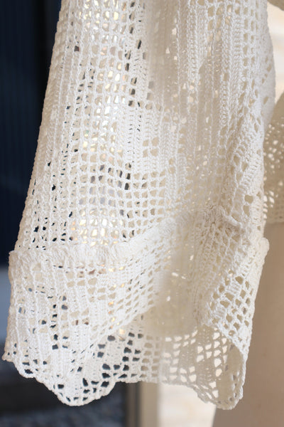 1910s~1920s Crochet Cotton Blouse