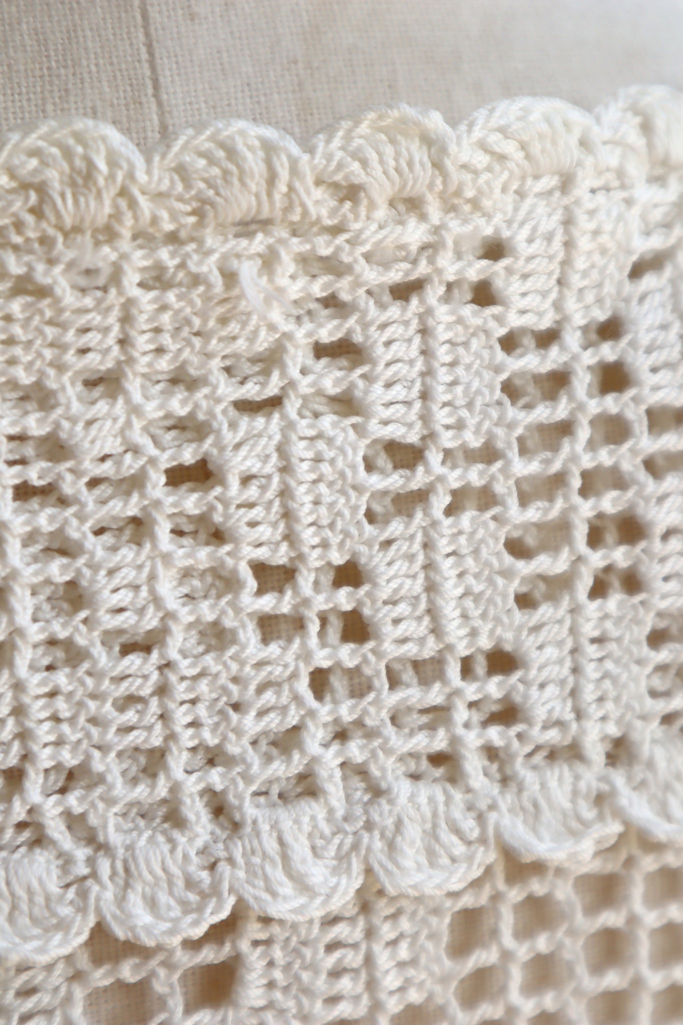 1910s~1920s Crochet Cotton Blouse