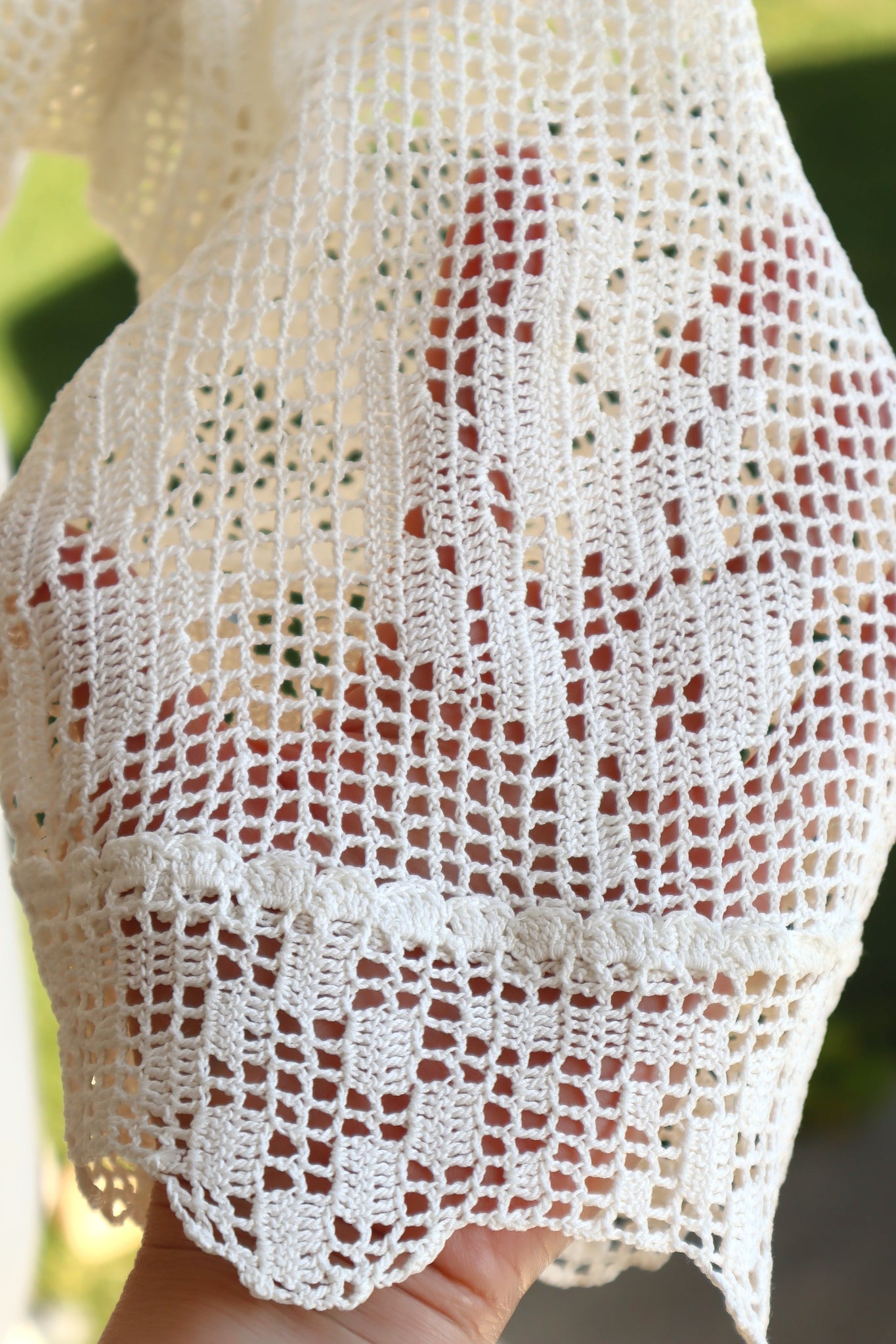 1910s~1920s Crochet Cotton Blouse