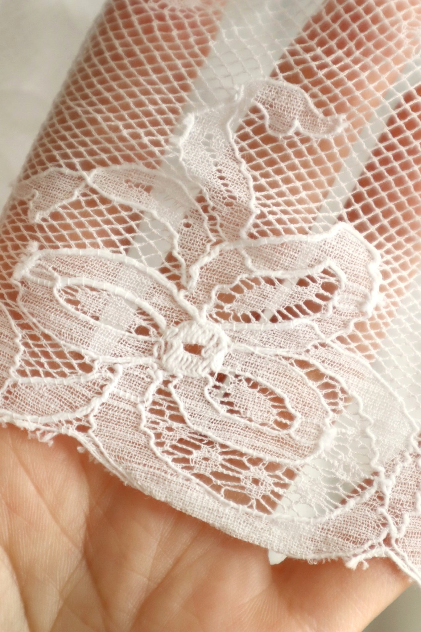 Romantic Blue Floral Bed Jacket – Handcrafted