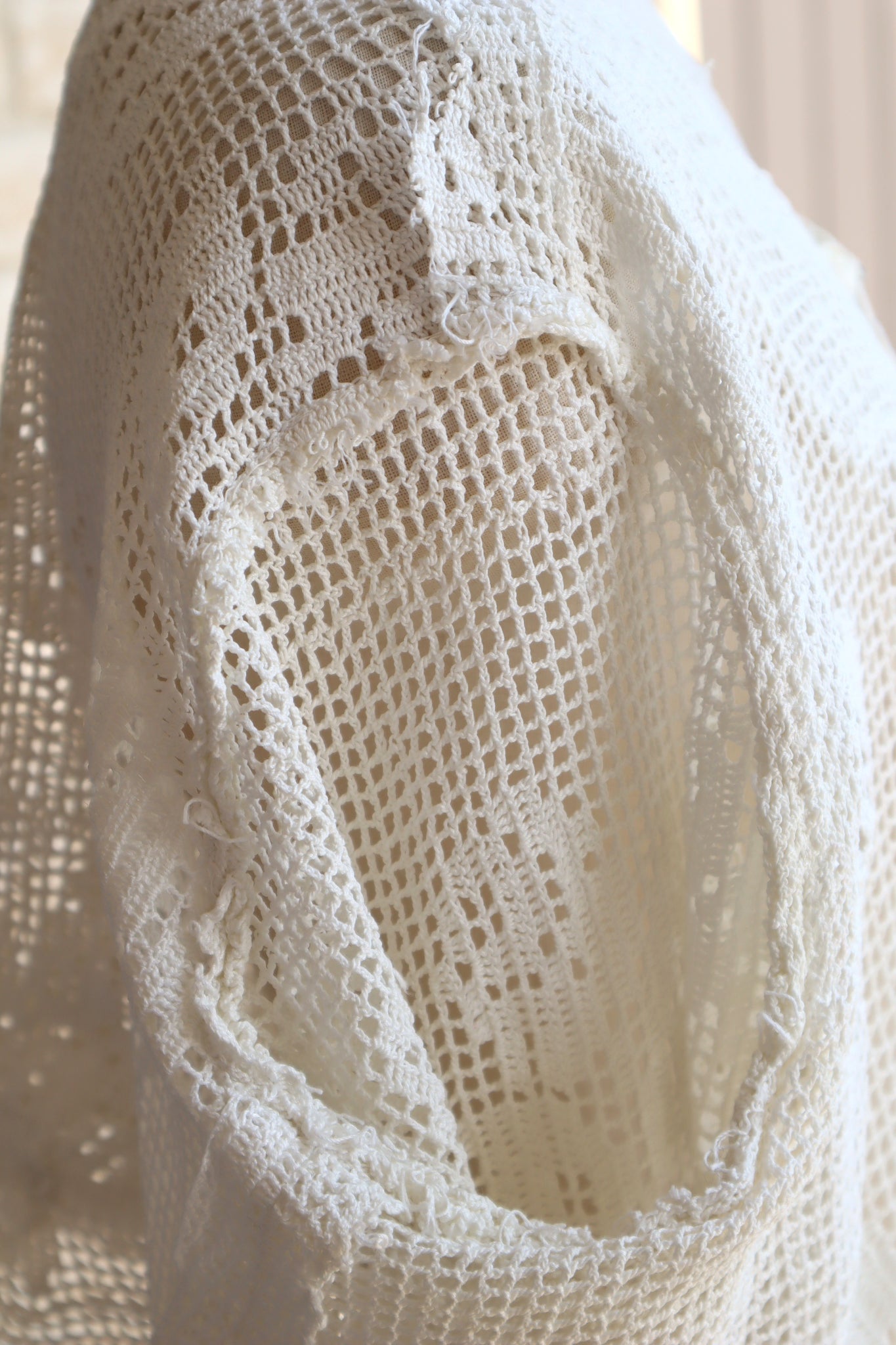 1910s~1920s Crochet Cotton Blouse