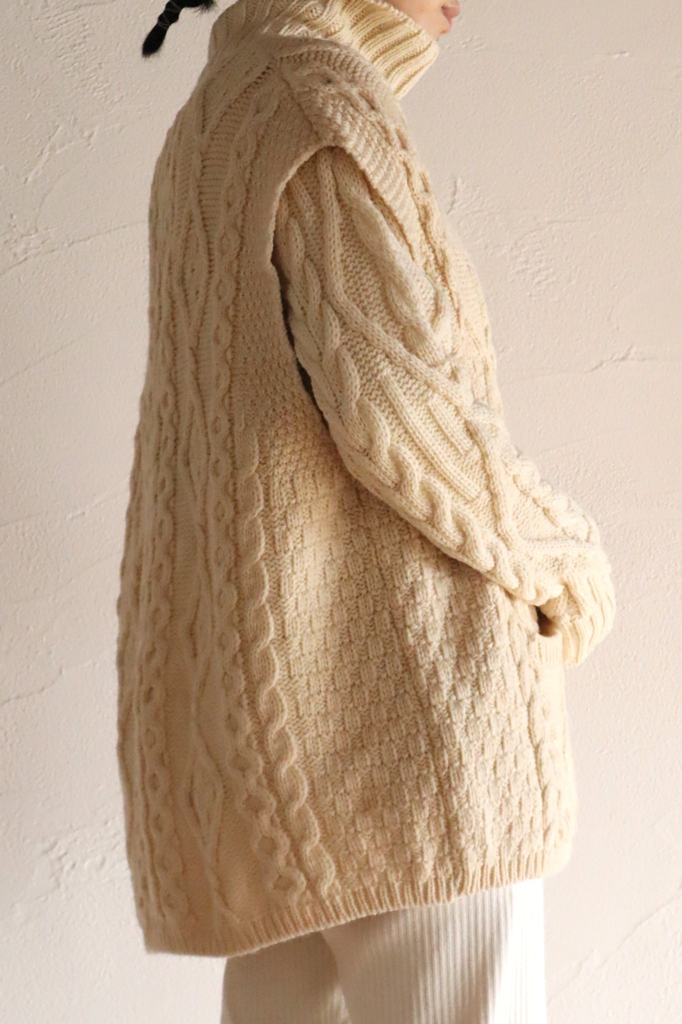 Aran Crafts Wool Vest