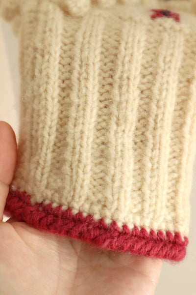 70s Pink Floral Austrian Cardigan