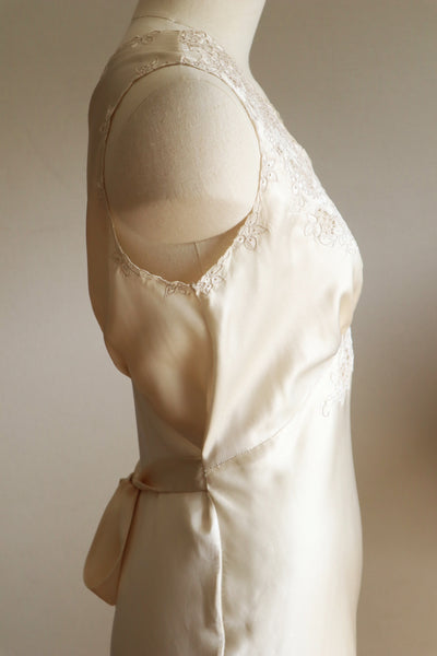 1940s Champagne Slip Dress