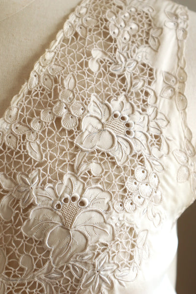 1940s Champagne Slip Dress