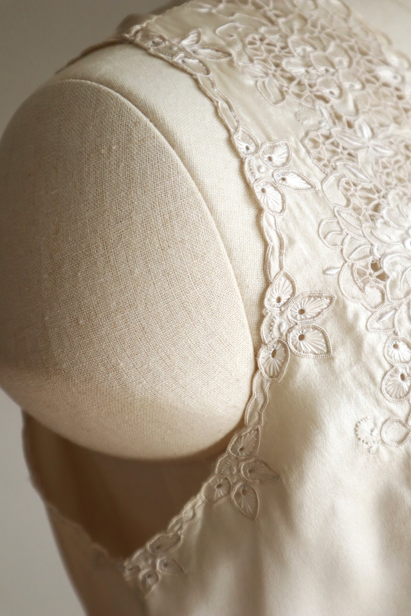 1940s Champagne Slip Dress