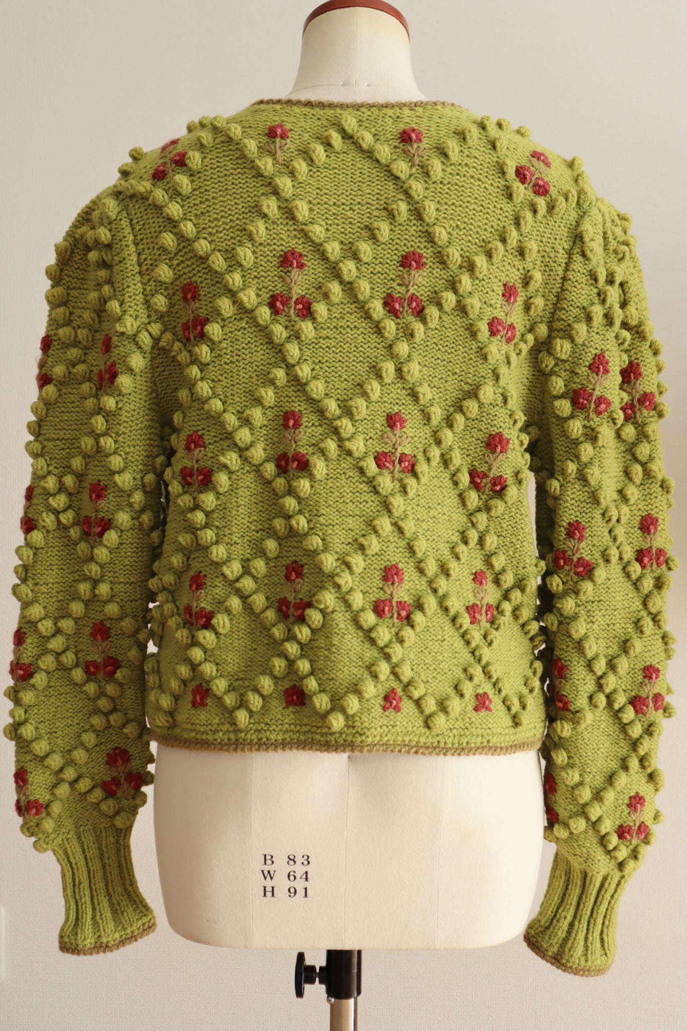 70s Green Austrian Cardigan