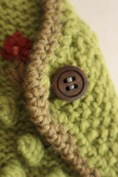 70s Green Austrian Cardigan
