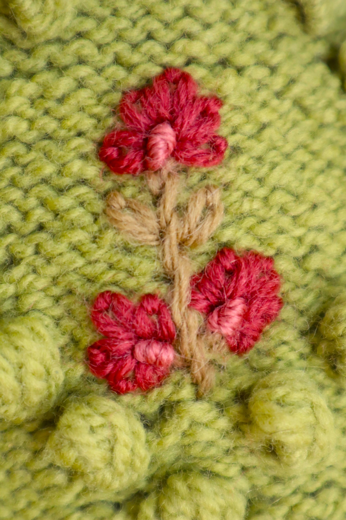 70s Green Austrian Cardigan