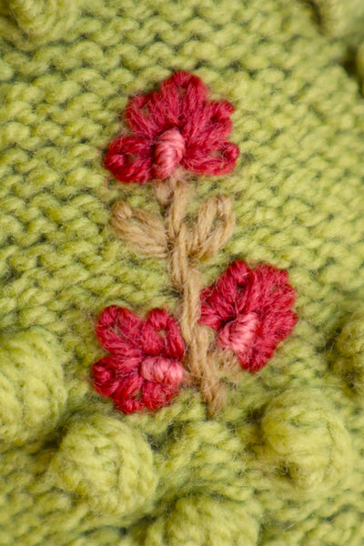 70s Green Austrian Cardigan
