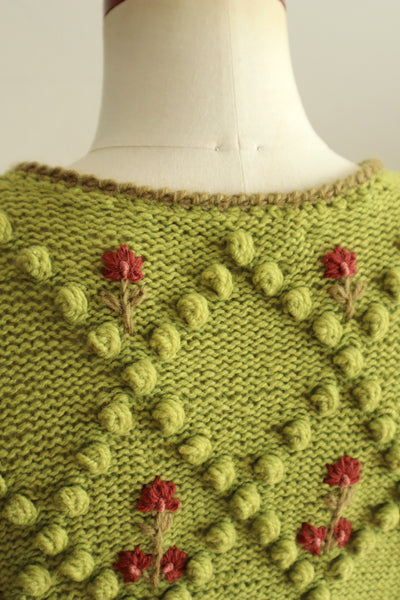 70s Green Austrian Cardigan