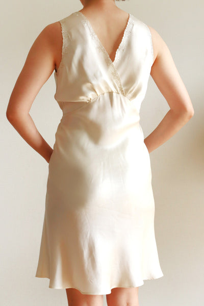 1940s Champagne Slip Dress