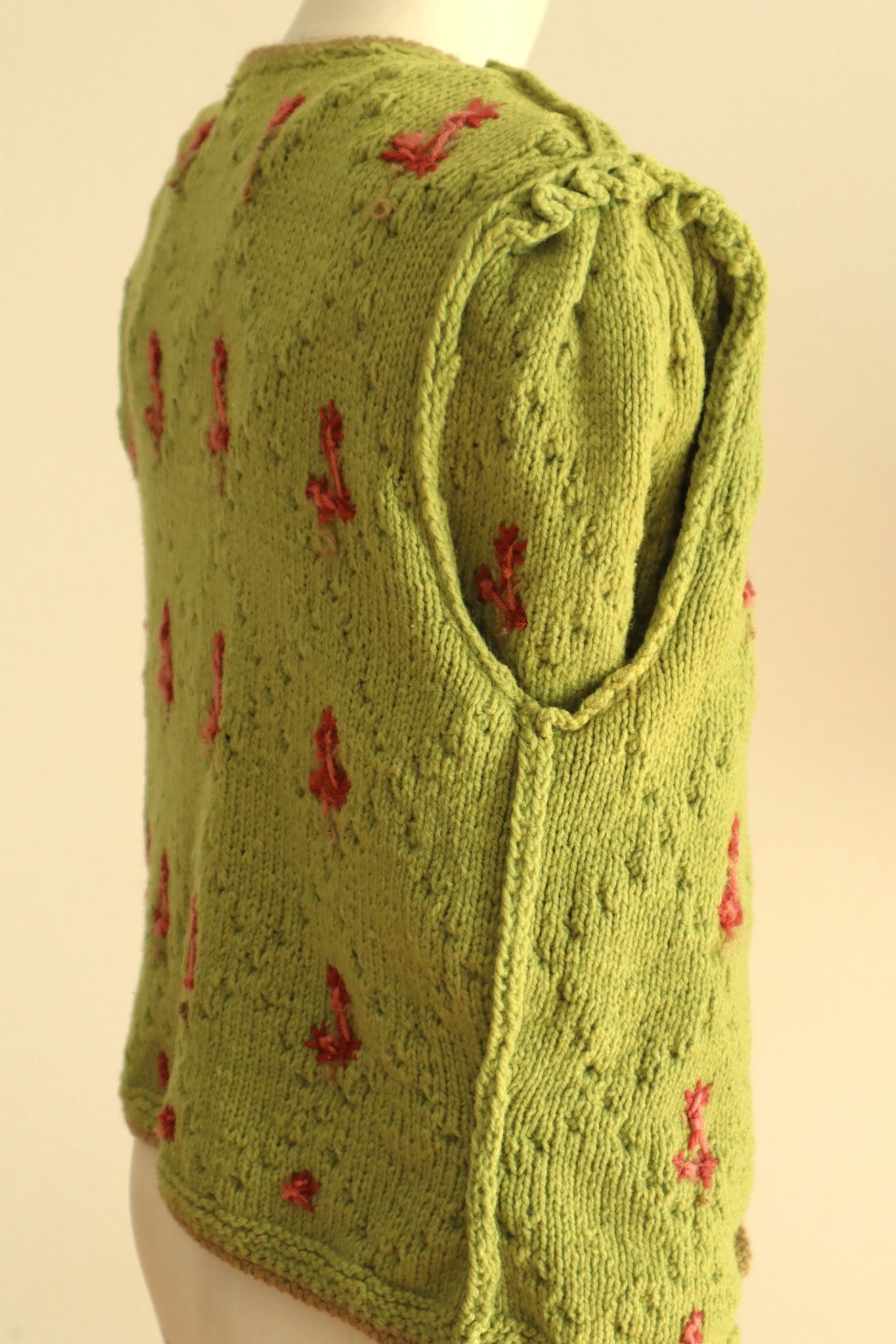 70s Green Austrian Cardigan