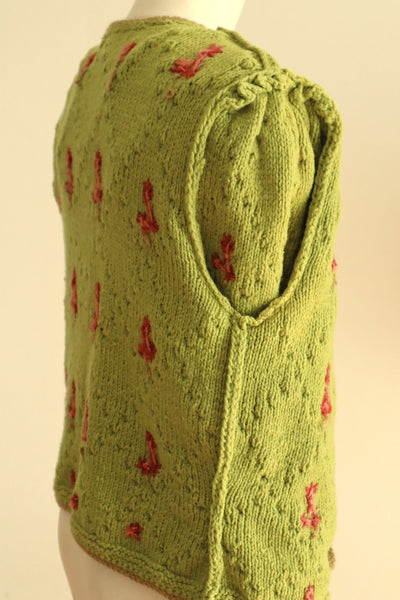 70s Green Austrian Cardigan