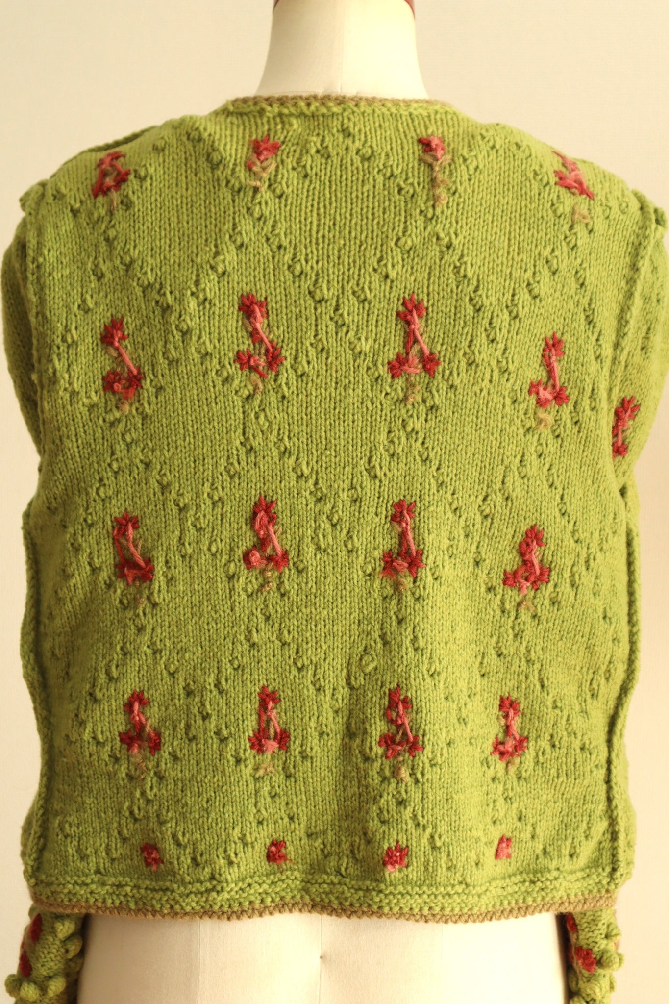 70s Green Austrian Cardigan