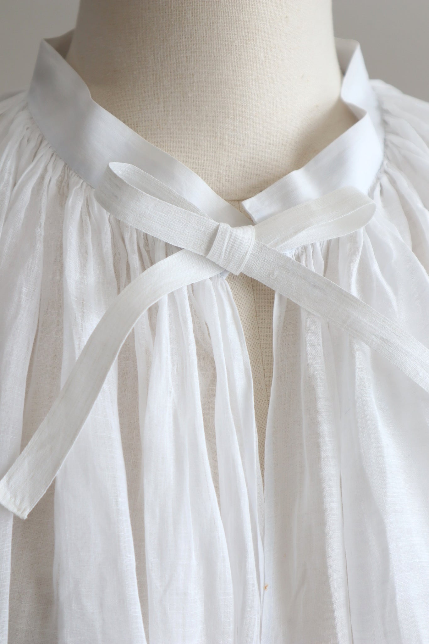 1900s Cross Lace Church Smock