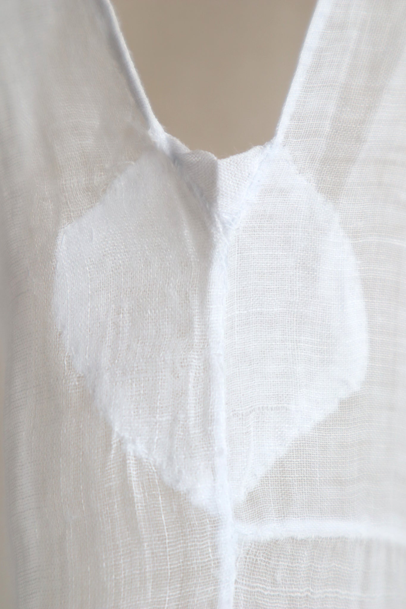 1900s Cross Lace Church Smock