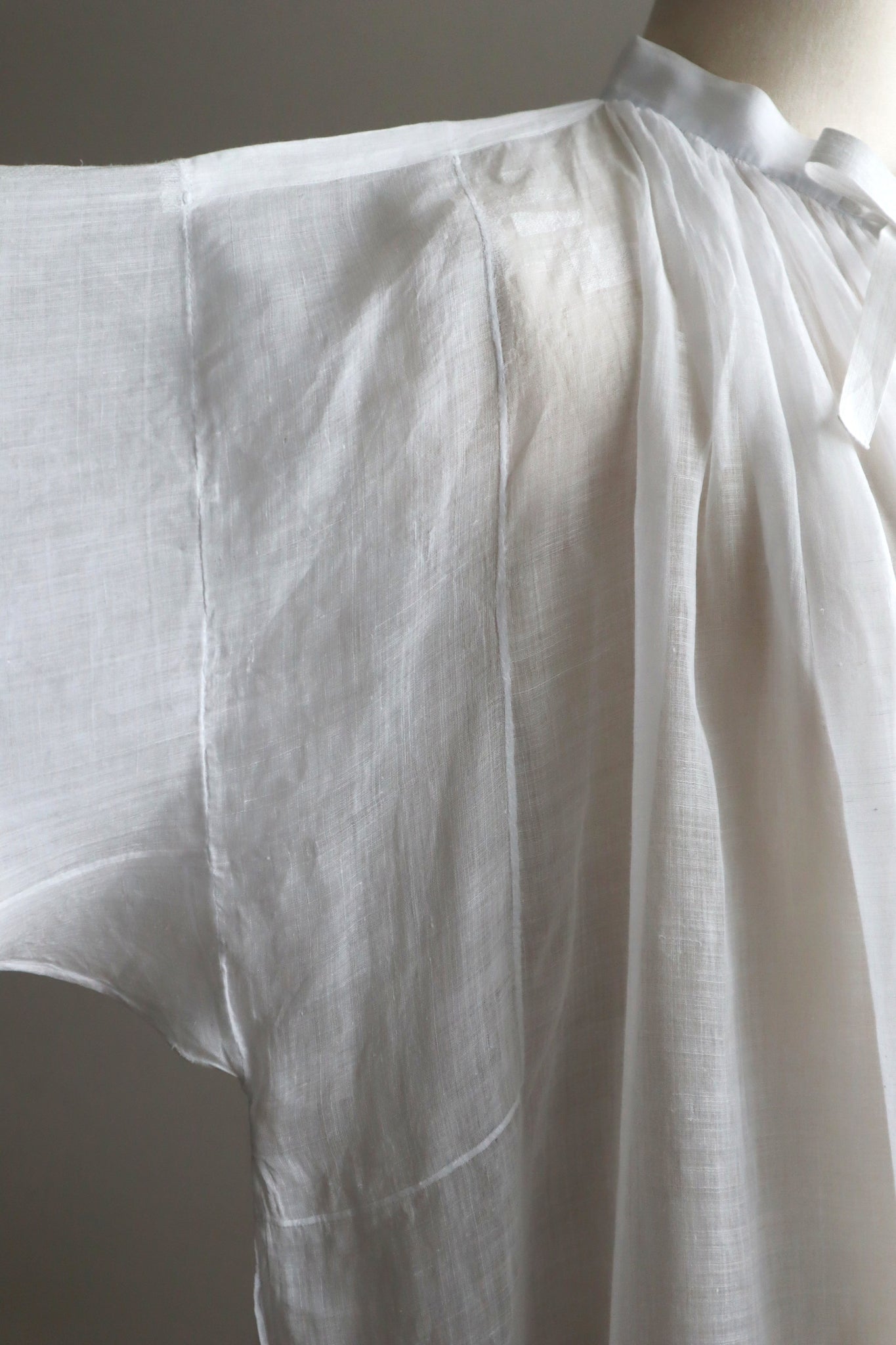 1900s Cross Lace Church Smock