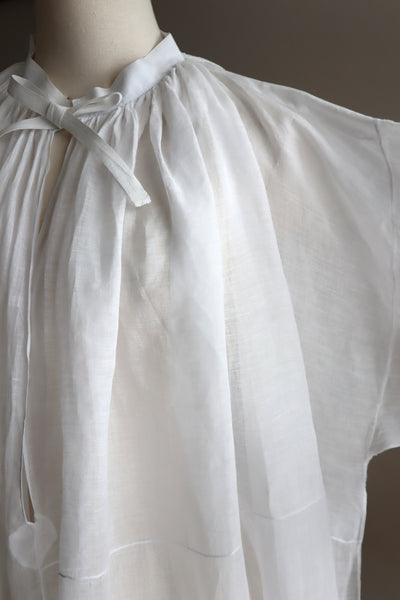 1900s Cross Lace Church Smock