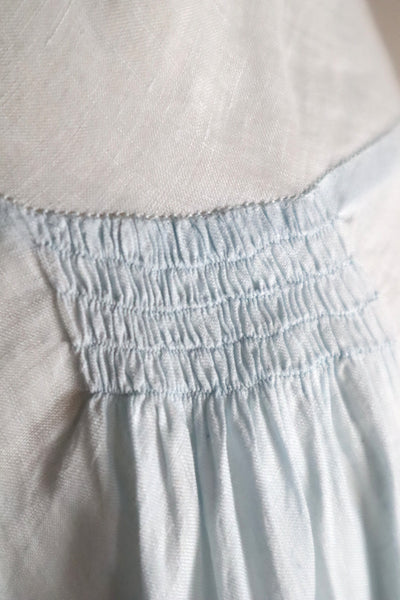 1940s Pale Blue Cotton Dress
