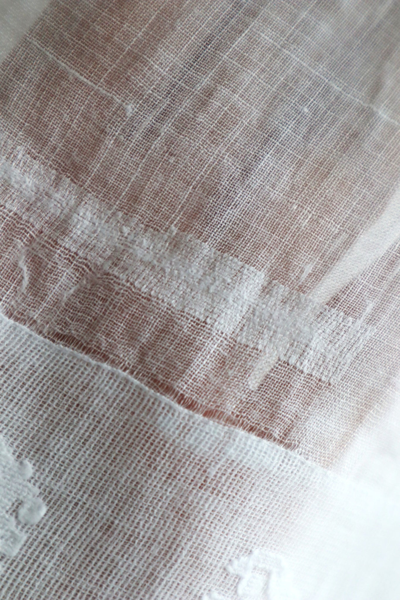 1900s Cross Lace Church Smock