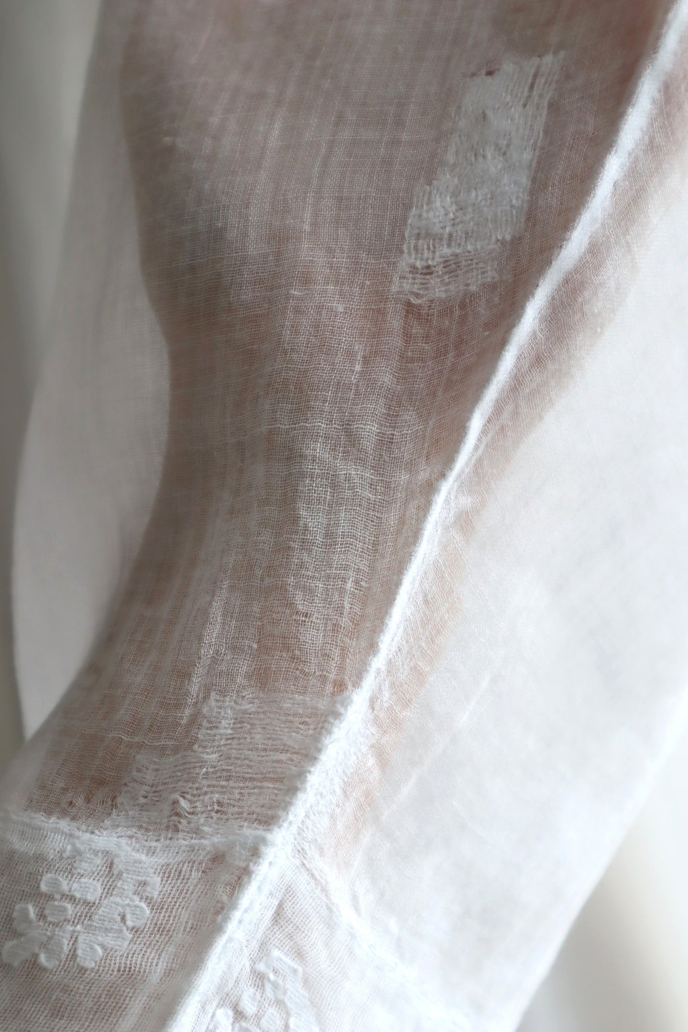 1900s Cross Lace Church Smock