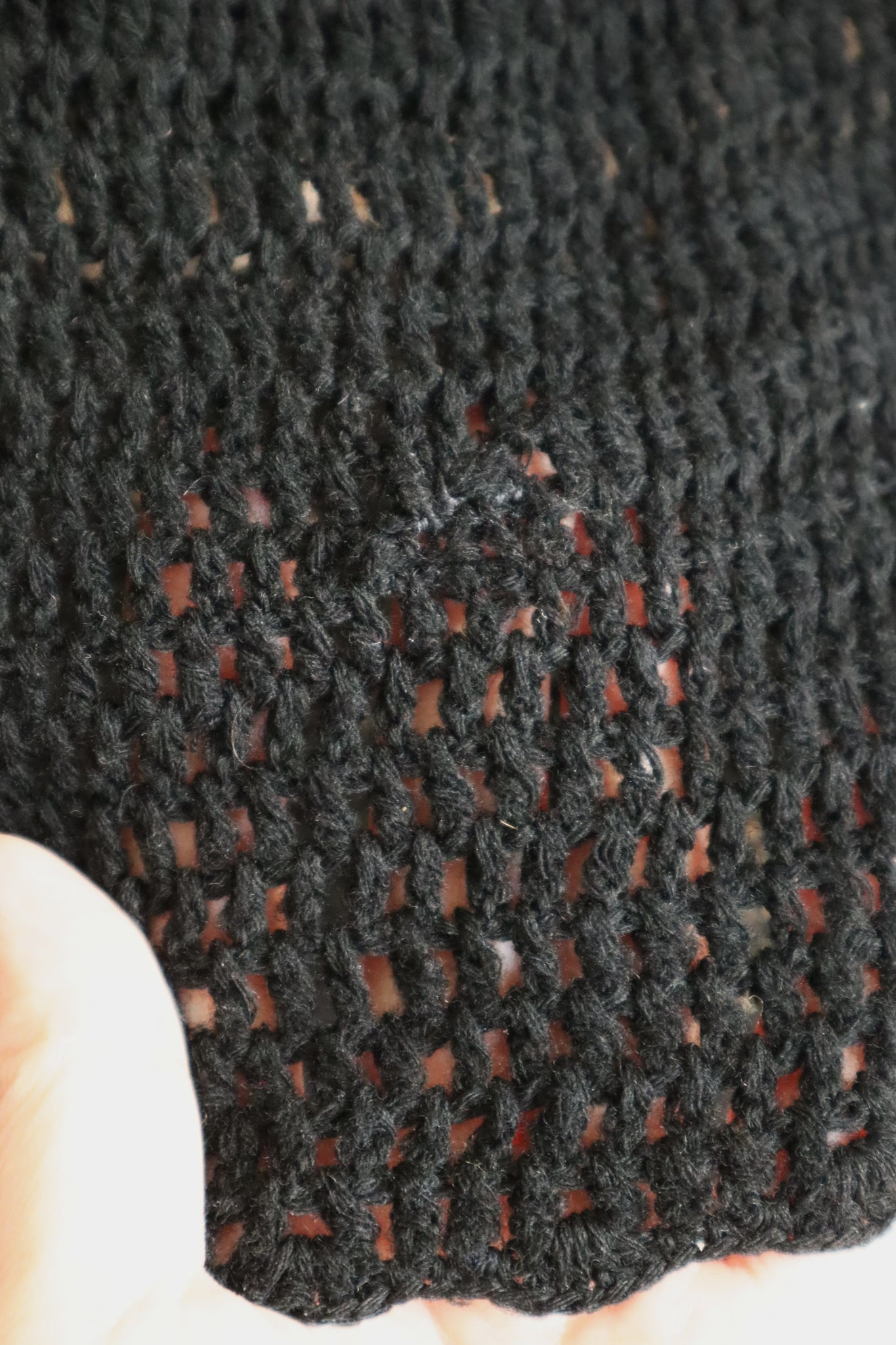 19th Black Wool Capelet