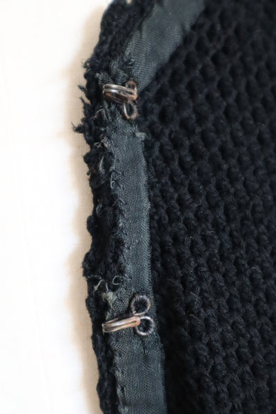 19th Black Wool Capelet