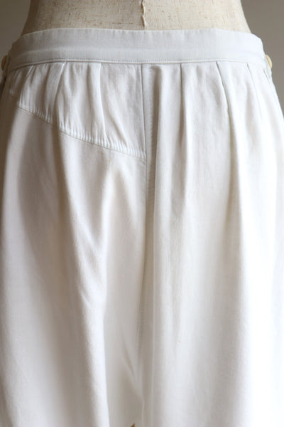 1940s French Cotton Flare Pants