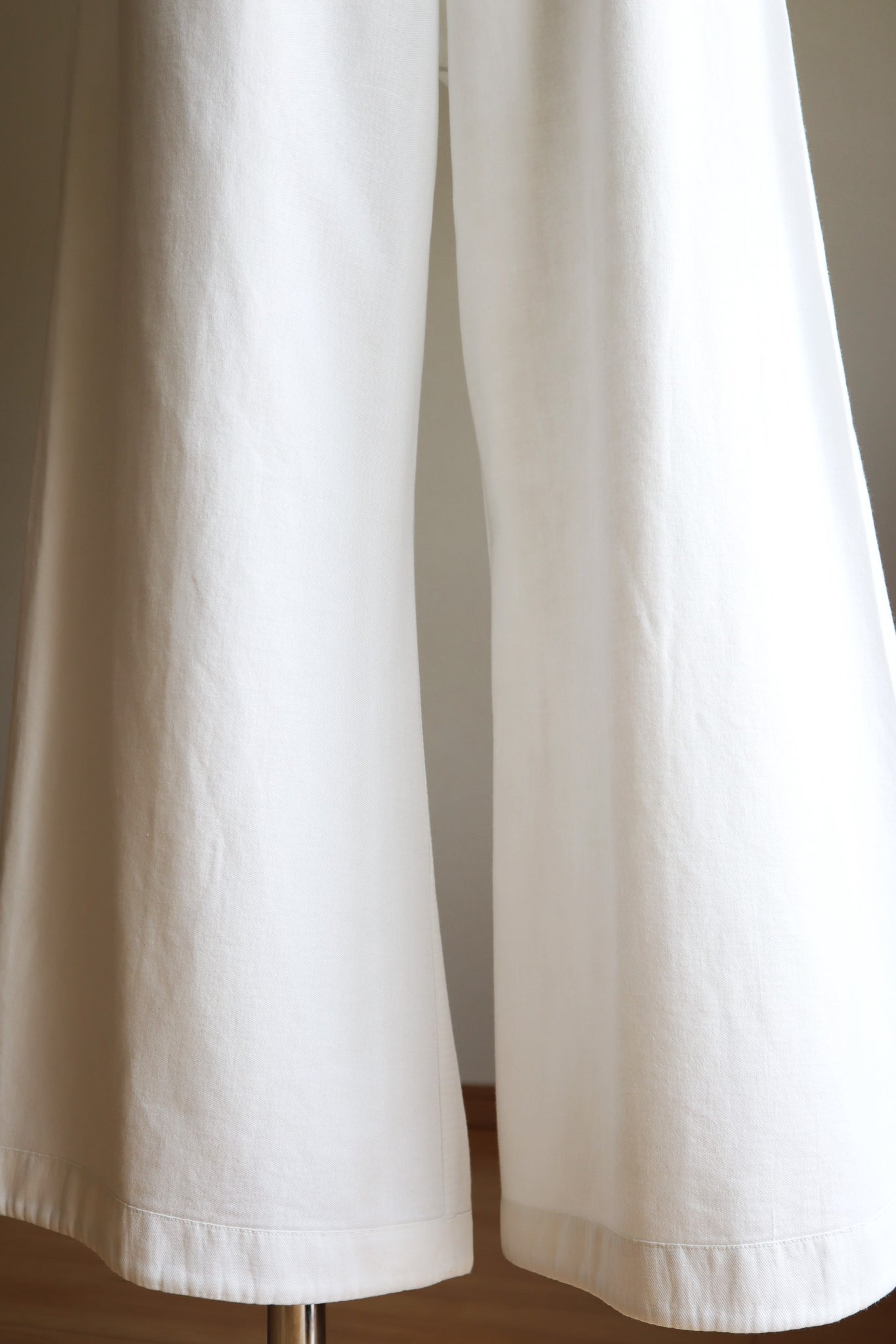 1940s French Cotton Flare Pants