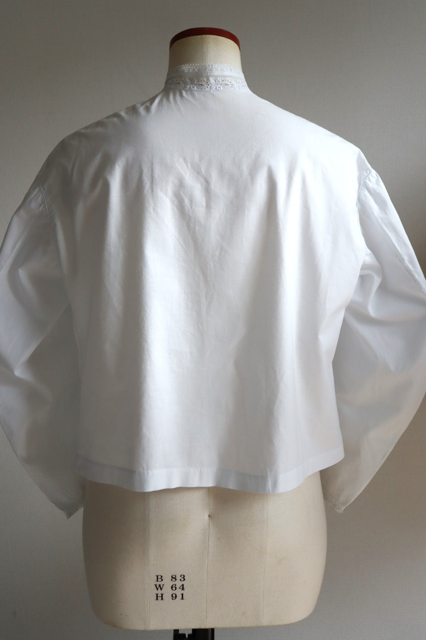 1900s French Hand Sewn Blouse