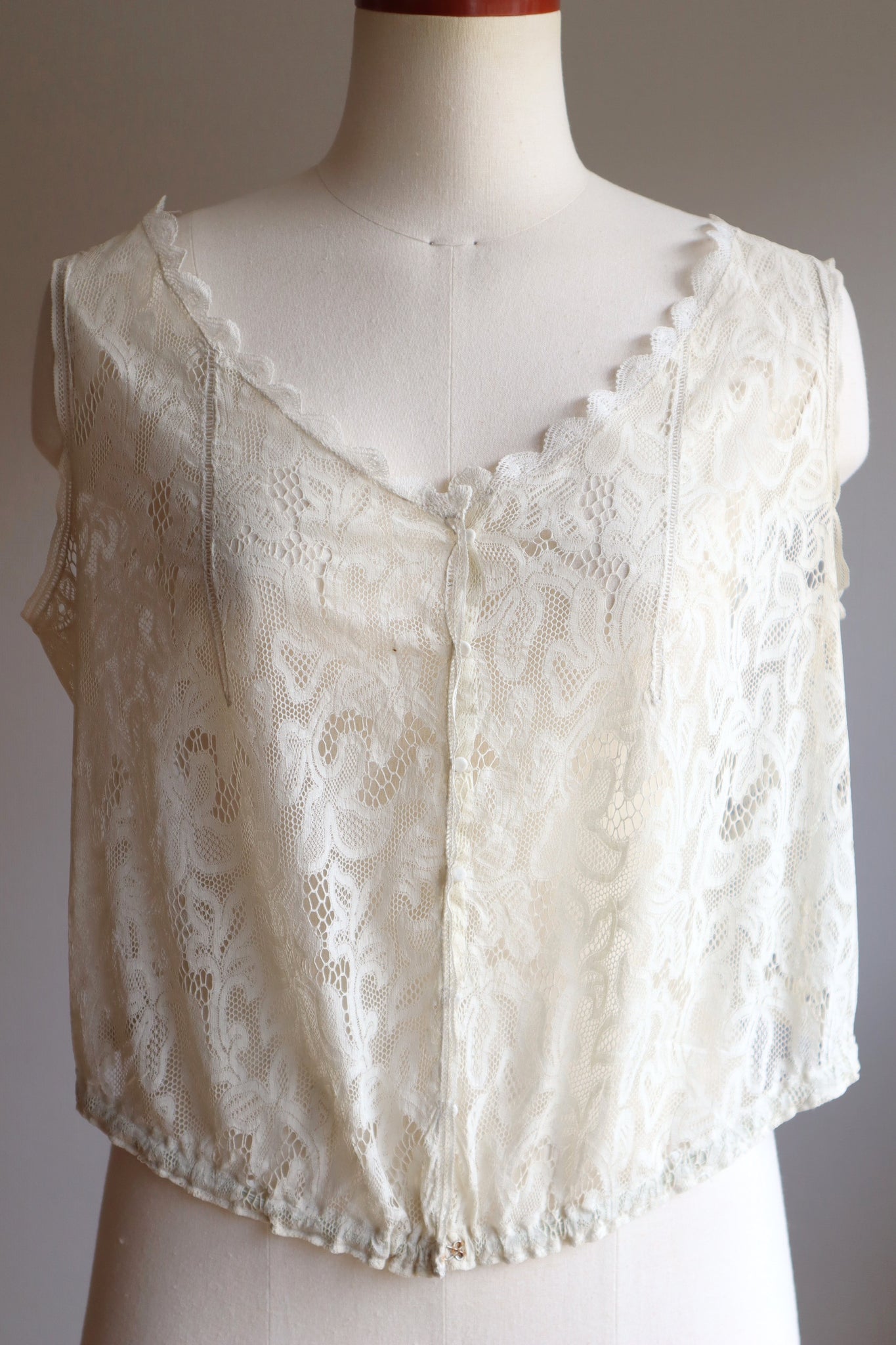 1910s Edwardian Lace Camisole