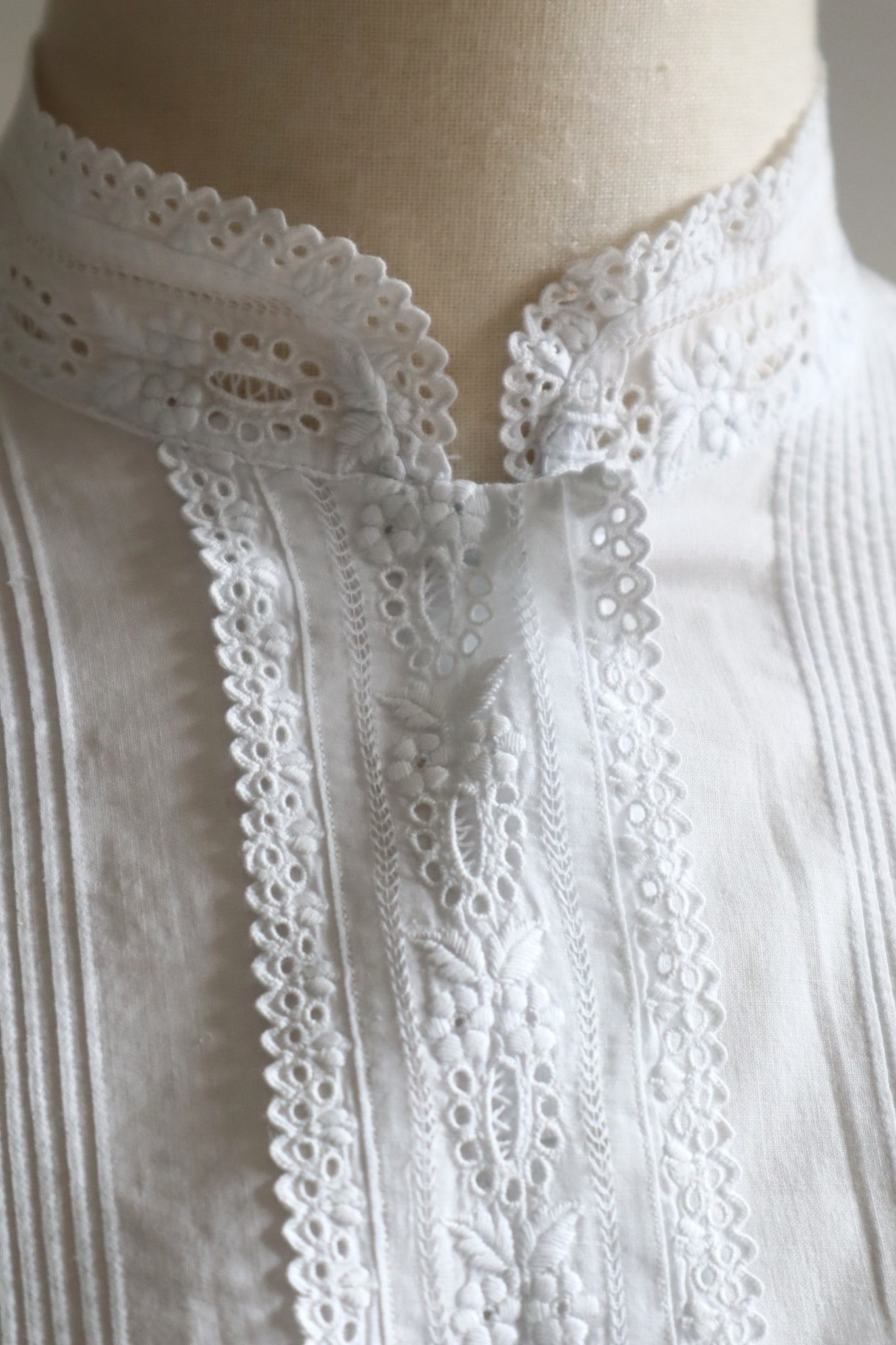1900s French Hand Sewn Blouse