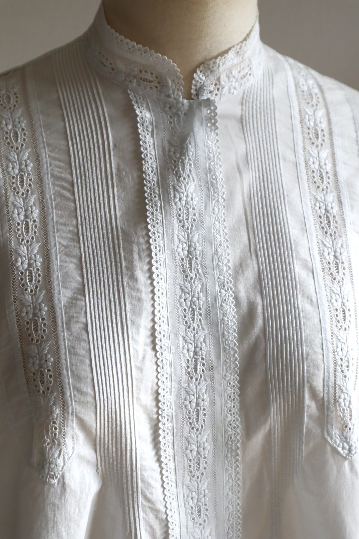 1900s French Hand Sewn Blouse